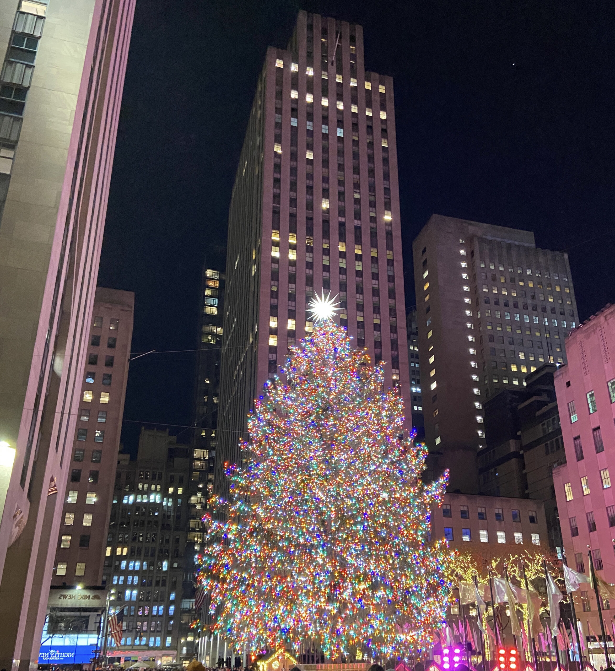 Christmas in New York with Rockefeller Tree